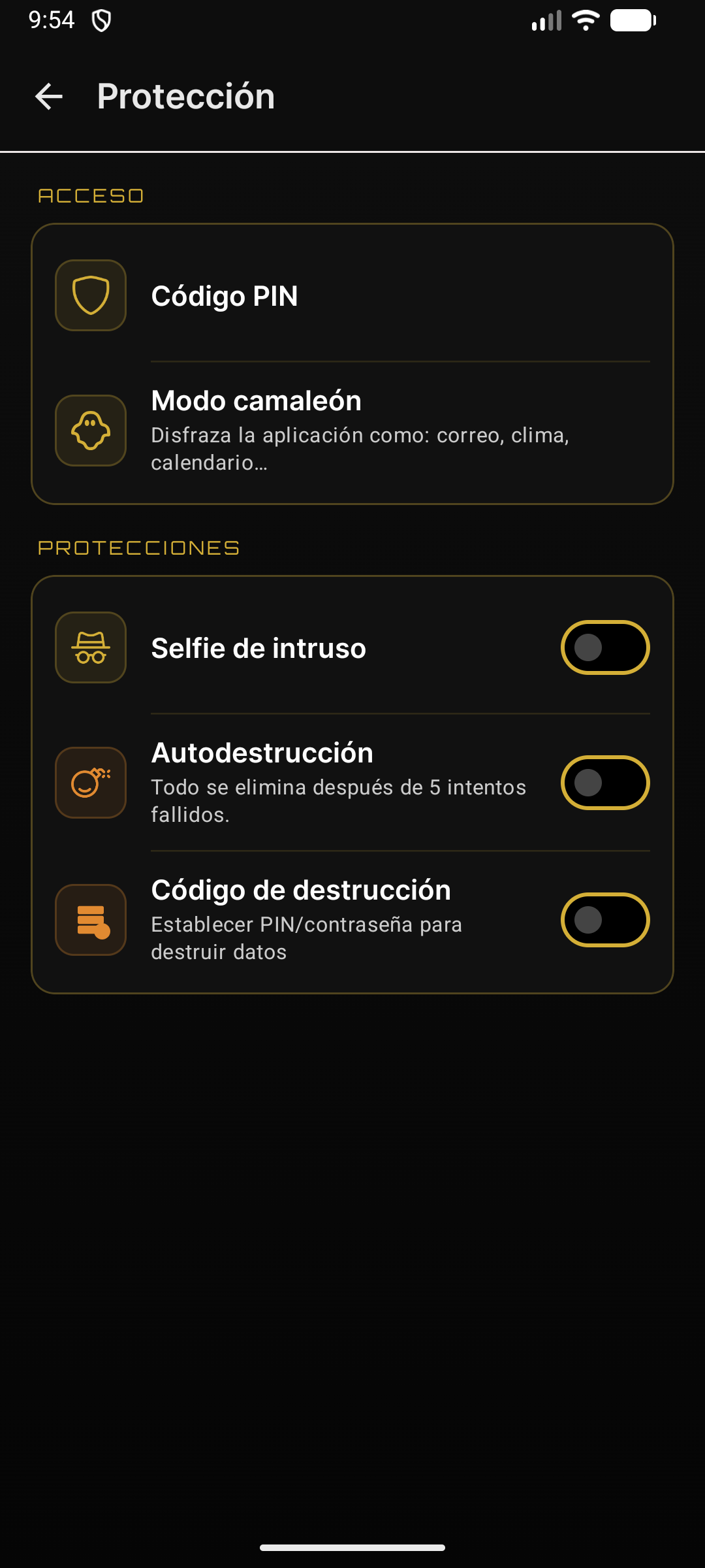 Protección en Titan Box
